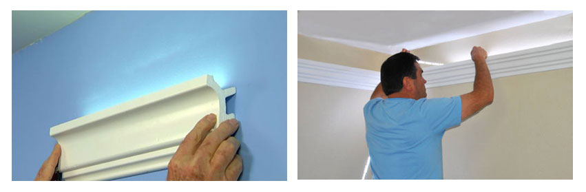 Install LED Lighting In Crown Molding 