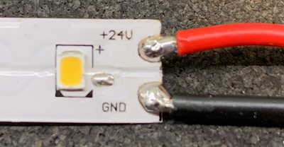 Quaility-soldered-LED-light-connection