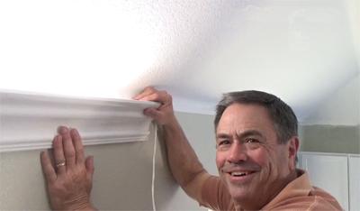 How to install LED lights in crown molding